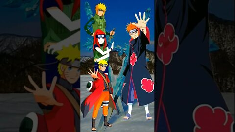 WHO IS STRONGEST?? Naruto, Minato, Khusina VS Akatsuki.#shorts