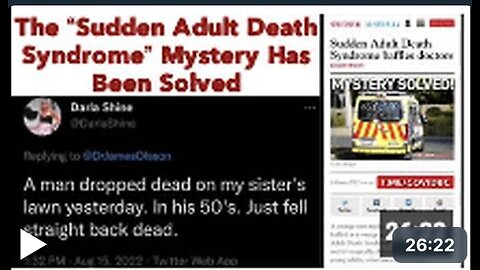 The “Sudden Adult Death Syndrome” Mystery Has Been Solved 💉💉🪦