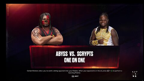 WWE 2k24 Abyss vs Scrypts