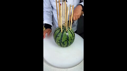 Amazing watermelon Grapes and Vegetable Love shape carving cutting design Skills