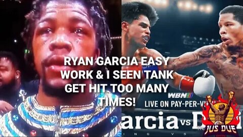 OH SH!T Gary Antuanne Russell says Ryan Garcia is EASY WORK & he seen Tank get hit a lot by Rollie!