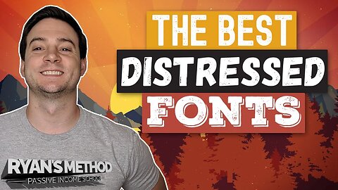 The Best Distressed Fonts for Print on Demand