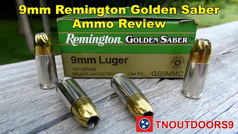 9mm Remington Golden Saber 147 gr Ammo Review