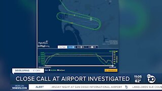 Close call at airport investigated