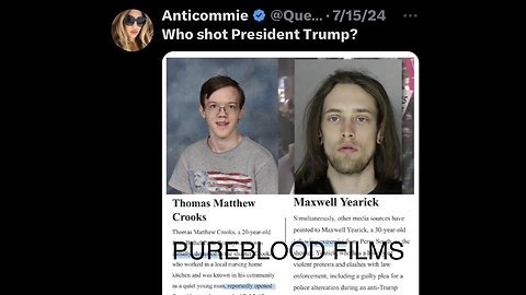 WHO SHOT TRUMP - PUREBLOOD FILMS