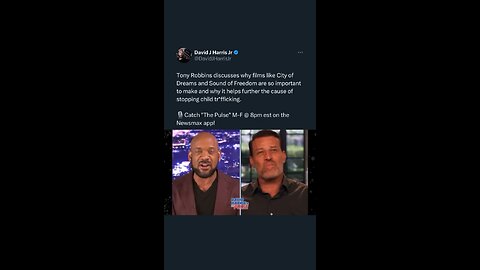 Doing God’s work, rescuing children Tony Robbins, bless you!