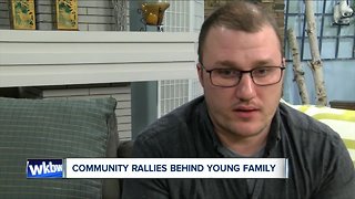 WNY community rallies behind the young family