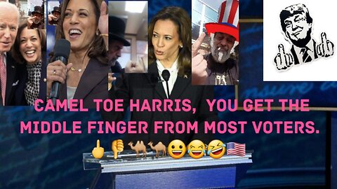 Kamala Harris Approved By Media NOT By Public. 🖕👎🐫🐪😀😂🤣🇺🇸