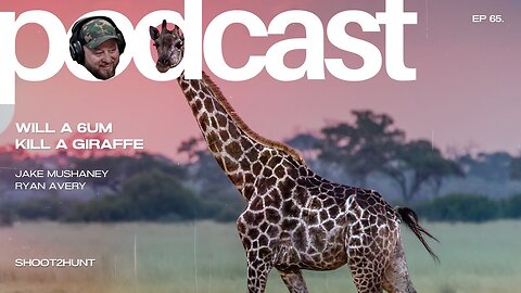 Shoot2Hunt Podcast Episode 65: Can a 6UM Kill a Giraffe?