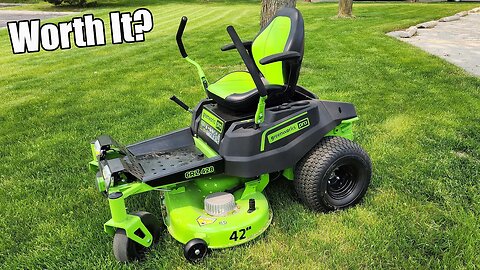 Greenworks 80-Volt 42" Zero Turn!! Did I Make A $4500 Mistake?? CRZ428 Review