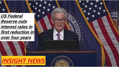 US Federal Reserve cuts interest rates in first reduction in over four years