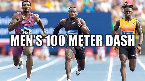 Christian Coleman VS. Fred Kerley! Men's 100 Meter Dash - Diamond League Rome