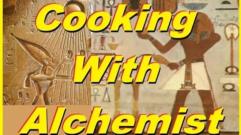 Ancient Egyptian Alchemist Cooking Up the Medicines from Sham U El. Reading Ancient HeBrew