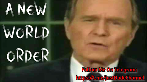 George H. W. Bush Was The First That Introduced The Term New World Order Into The Mainstream Media