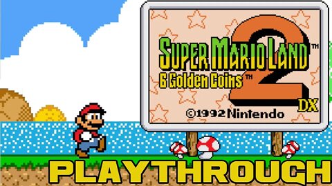 Super Mario Land 2 DX: Six Golden Coins - Game Boy Color Playthrough 😎Benjamillion