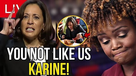 KAMALA HARRIS LOSES IT & YELLED AT KJP WHEN SHE TOLD PRESS KAMALA IS FAKING HER ACCENT