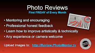 Improve Your Photography - Monthly Photo Reviews