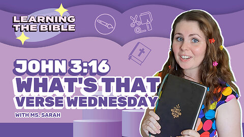 Christian Bible Lessons for Kids | Elementary | John 3:16 | WTV Kids