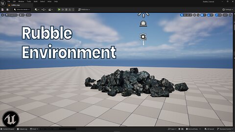 How to make rubble in Blender 4.2 for use in Unreal Engine 5.4.3 | Tutorial #Environment