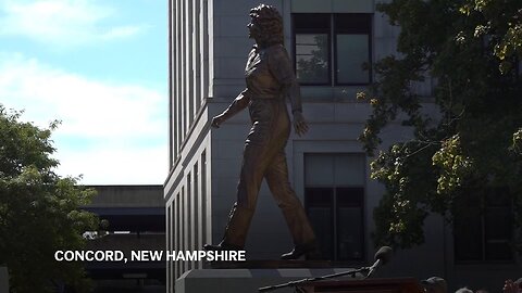 Space shuttle teacher-astronaut McAuliffe first woman to get statue on New Hampshire capitol grounds