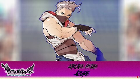 Yatagarasu: Attack on Cataclysm - Arcade Mode: Azure