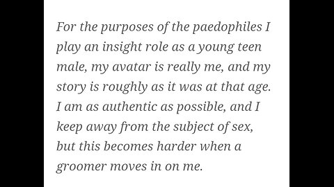 The Morality of an Adult Posing as a Child Online: A Critical Exploration.