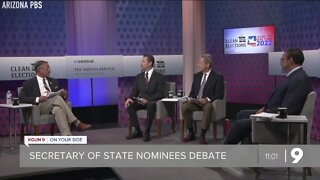 Arizona Secretary of State debate held between Mark Finchem, Adrian Fontes