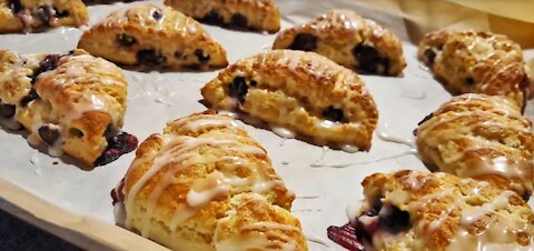 Homemade Blueberry Scones!