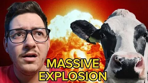 EXPLOSION at dairy farm kills 18000 cows!!