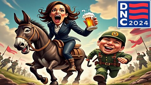 2024 DNC Coronation: Drunken Tyrant Kamala Harris?