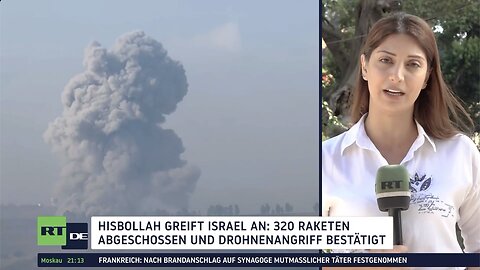 Hisbollah greift Israel an: 320 Raketen abgeschossen und Drohnenangriff bestätigt