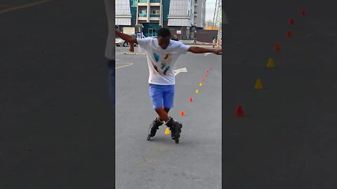 New Trick: Footwork slalom #skateweaver #skating #shorts #viral #slalom