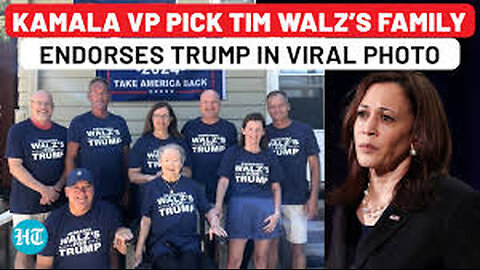 Walz's WHOLE Famn Damily Spports Trump & Here's Why ...!