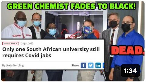 PROFESSOR OF GREEN CHEMISTRY AT RHODES DROPS DEAD!