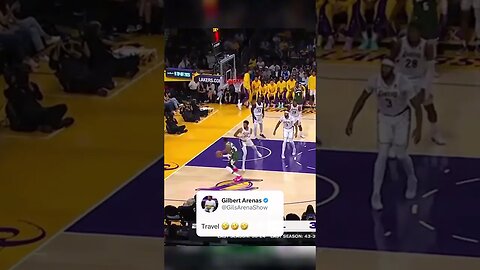 Was This a Travel By Giannis? #gianis #lakers #nba #nbahighlights #bucks #viral #viralvideo