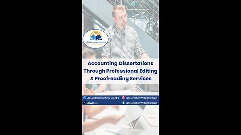 Accounting Dissertations through Professional Editing and Proofreading Services