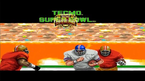 TECMO SUPER BOWL | Gameplay Match | Super Nintendo | Pro Bowl