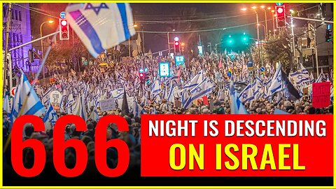 Night is descending on Israel