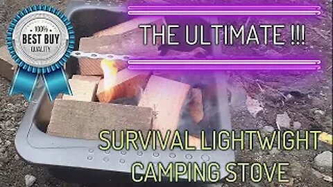 DIY Simple And Cheap CAMPING STOVE @palletwoodcamper