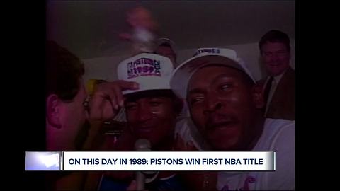 On this day in 1989: Pistons win first NBA title