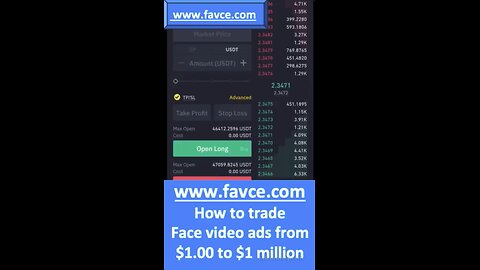 www.favce.com How to trade Face Video ads