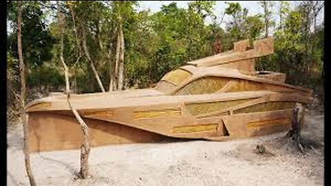 Build modern, creative and beautiful boat house (land boat house)