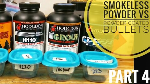 Smokeless Powder vs Powder Coated Bullets Part 4 (Clays / Trailboss / H110 / Titegroup / CFE223)