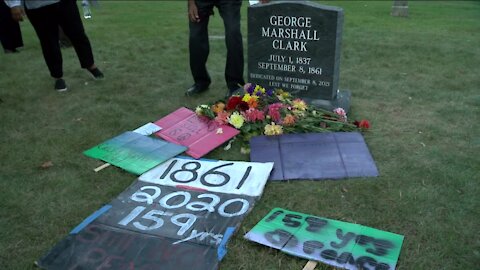 'It's about time': Milwaukee lynching victim George Marshall Clark receives headstone after 160 years