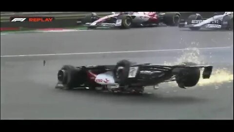 Zhou Guanyu Incredibly scary crash at the British GP