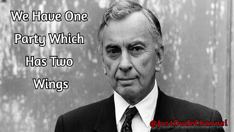 Gore Vidal: We Only Have One Party That Has Two Wings