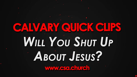 Will You Shut Up About Jesus?