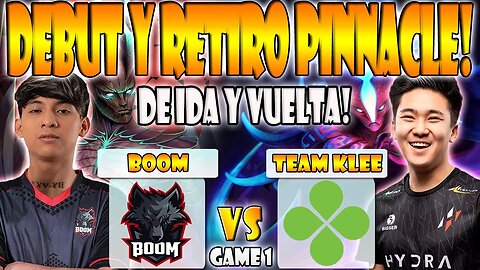 BOOM VS TEAM KLEE BO3[GAME 1]PAKAZS, MATTHEW VS DREAM -PINNACLE 25 YEAR ANNIVERSARY SHOW 2023-DOTA 2