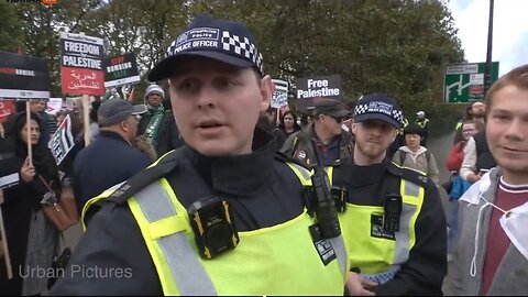 British Police Threaten To Arrest Men For Holding The British Flag Near A Pro-Hamas Demonstration