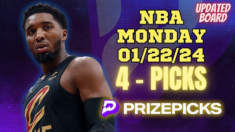 #PRIZEPICKS | BEST #NBA PLAYER PROPS FOR MONDAY | 01/22/24 | BEST BETS | #BASKETBALL | TODAY